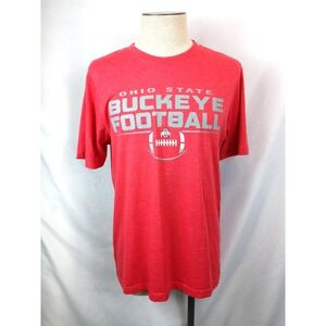 NWT Colosseum Ohio State Buckeyes Football T-Shirt Mens Medium Red Graphic Tee